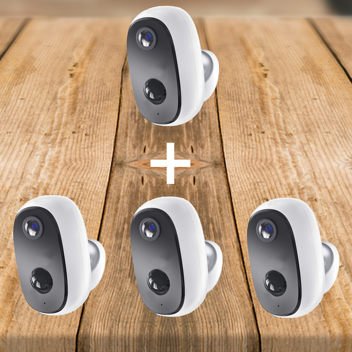 voordat Katholiek Bruin Outdoor eye draadloze camera 3 + 1 GRATIS | Smart Home Beveiliging