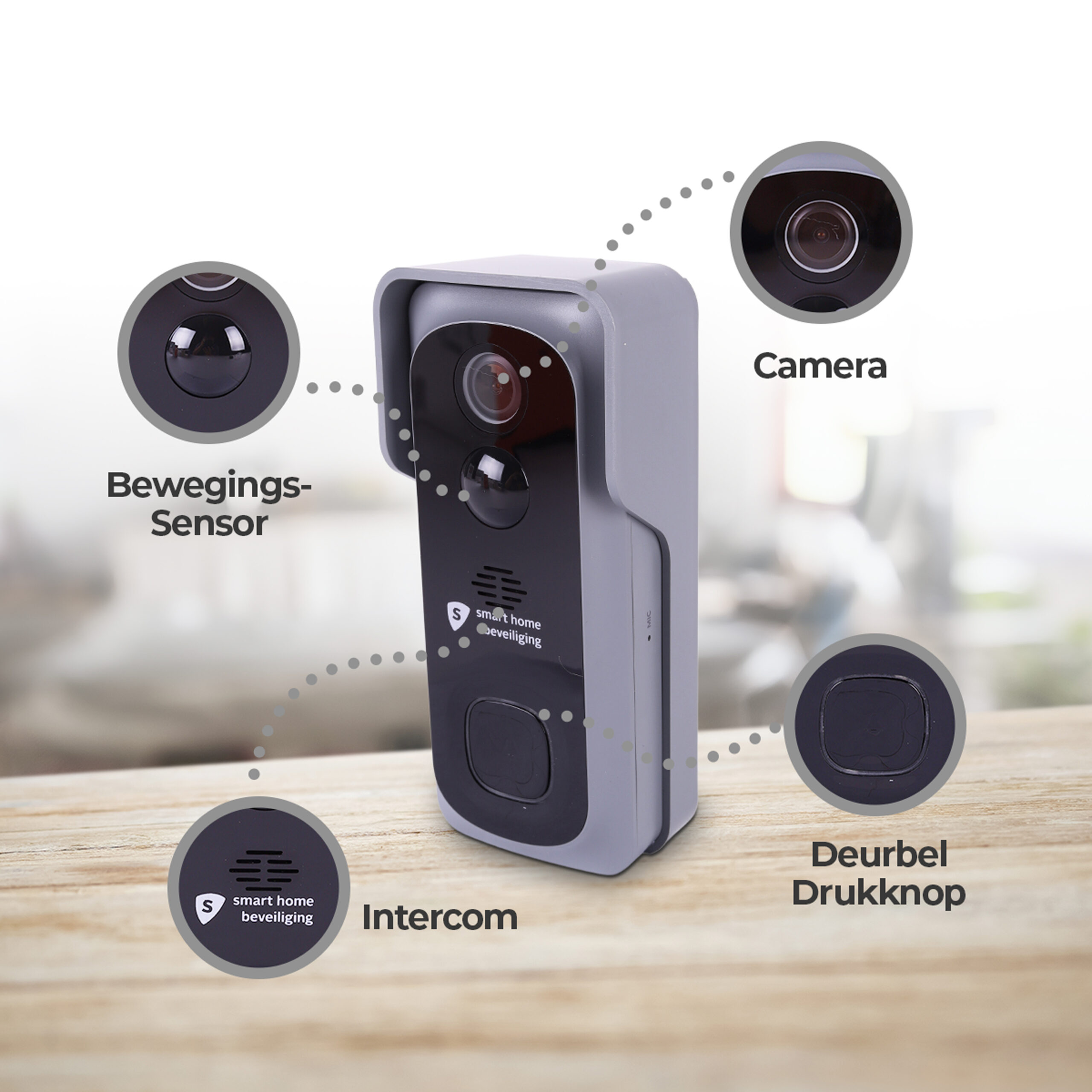 XS Slimme deurbel met camera | Smart Beveiliging