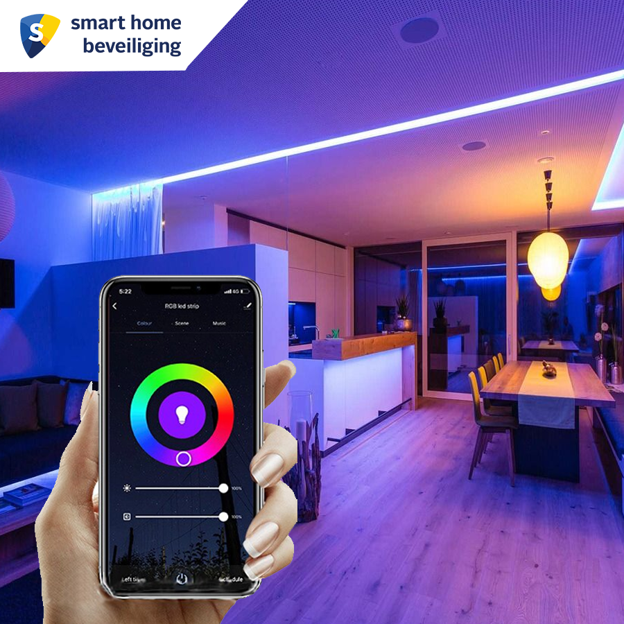 Perceptie Wat Fascineren Smart LED strip 2M - (Kleur, Wit, Google home en IFTTT) - Smart Home  Beveiliging